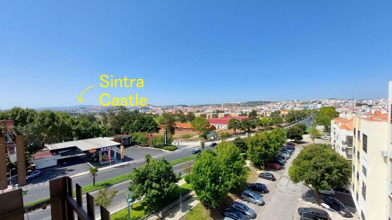 Appartement Enjoy Lisbon Cascais Sintra 1200 Metres To Metro Blue Line Sintra Rail Line Free Parking à Amadora Extérieur photo
